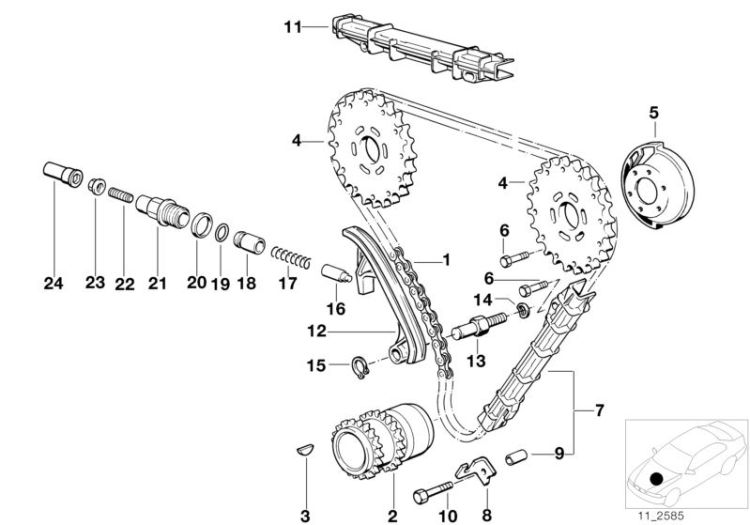 Timing and valve train-timing chain ->47329114904