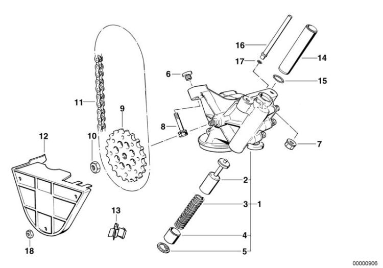 Lubrication system/Oil pump with drive ->47331114922