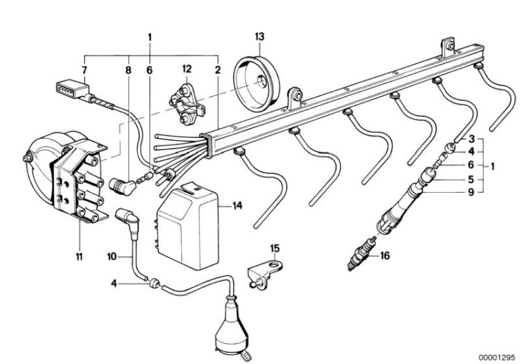 ignition wiring/sparkplug ->47521120052