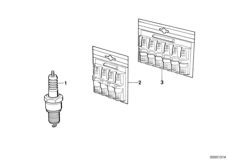 Spark plug ->47124121175