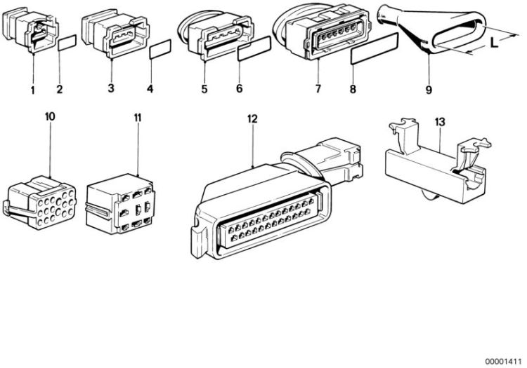 Connexion de cables par fiches ->47176120336