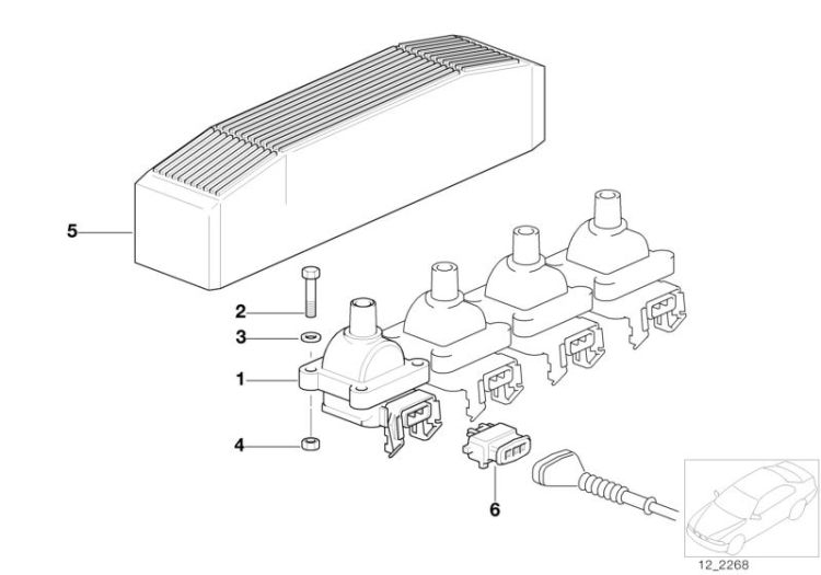 Ignition coil ->