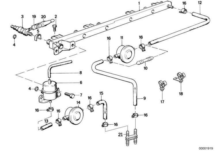 Valves/Pipes of fuel injection system ->47211130266