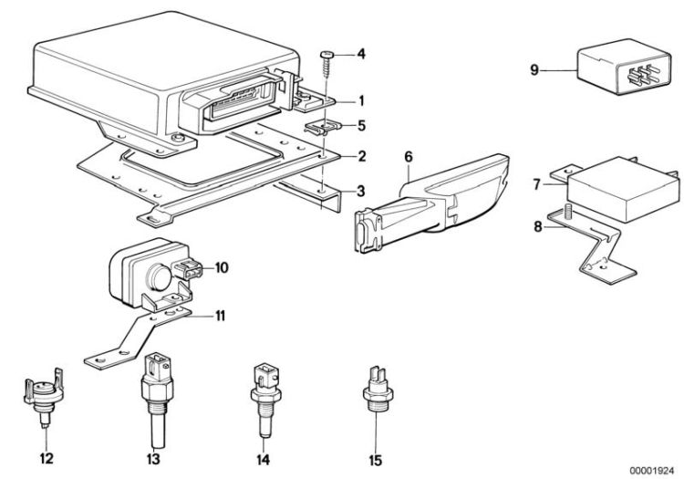 Control unit idling control ->47185130213