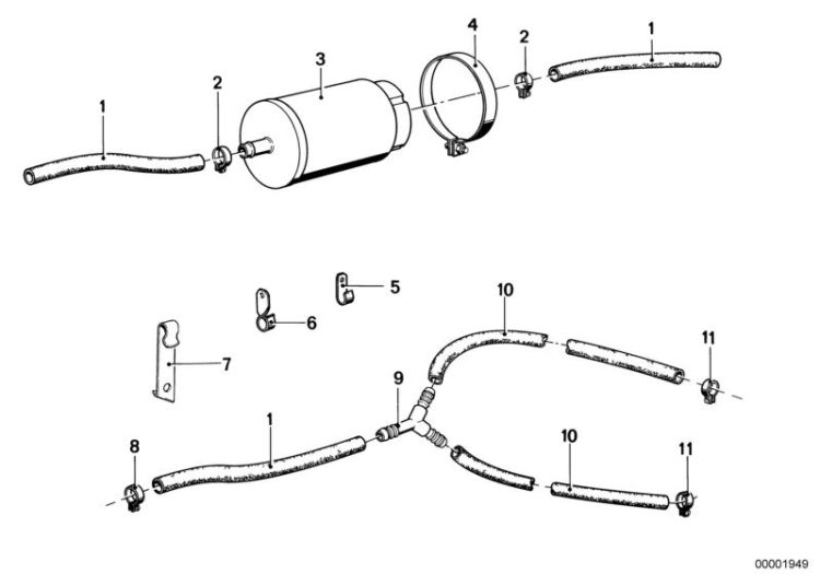 Fuel filter ->47158130301