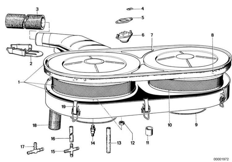 Intake silencer / Filter cartridge ->