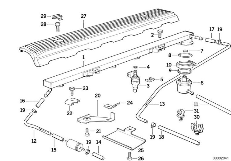 Valves/Pipes of fuel injection system ->47370130347