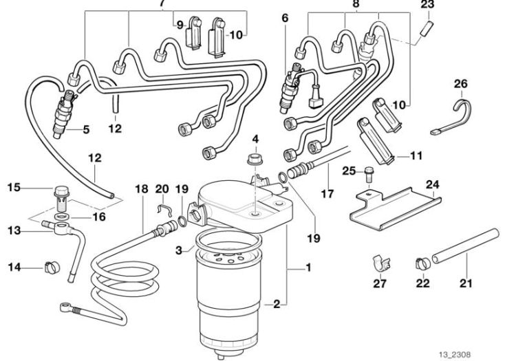 Fuel injection system Diesel ->47440130397