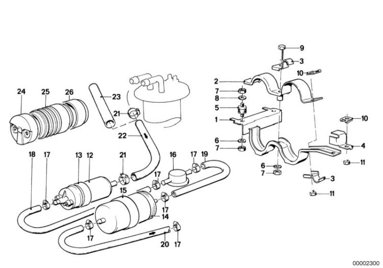 Fuel pump/fuel filter ->47195160163