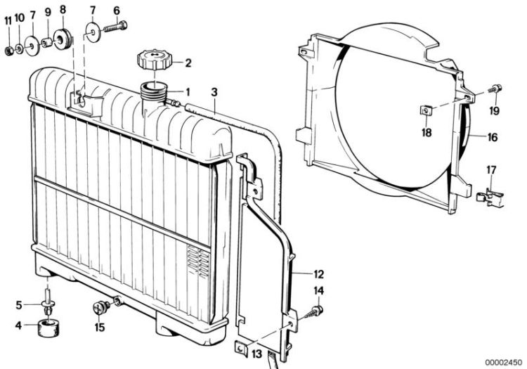 Radiator/frame ->47208170010