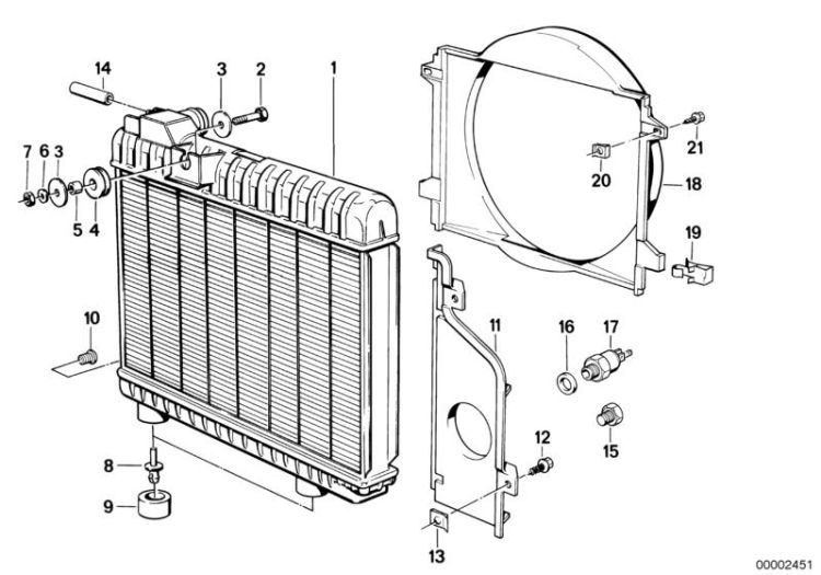 Radiator/frame ->47249170011