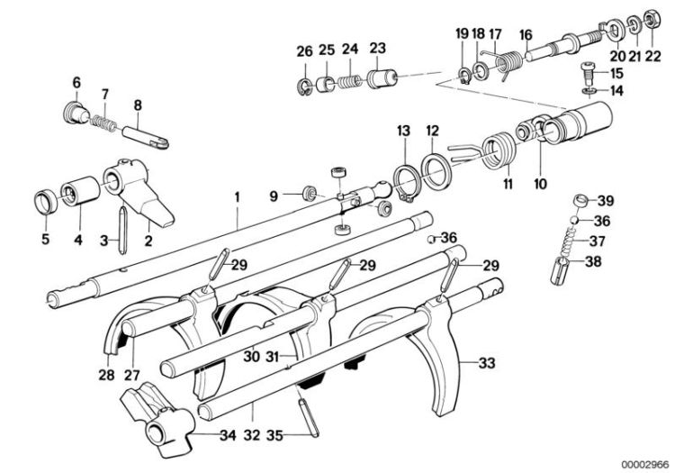 Getrag 265/5 inner gear shifting parts ->47157230060