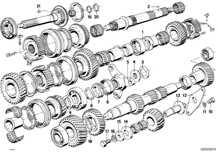 Getrag 265/6 gearset parts ->47157230102