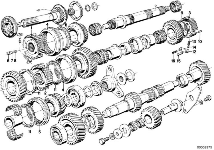 Getrag 265/6 gearset parts ->47157230054