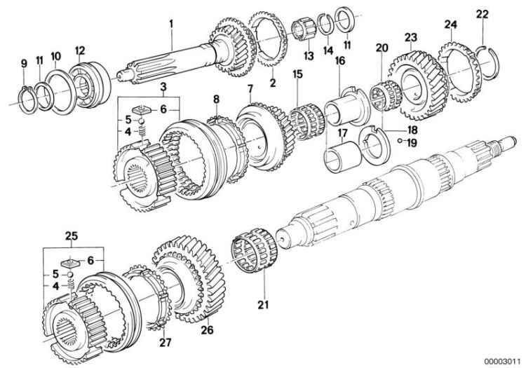 Getrag 260/5/50 gear wheel set,sing part ->47177230188