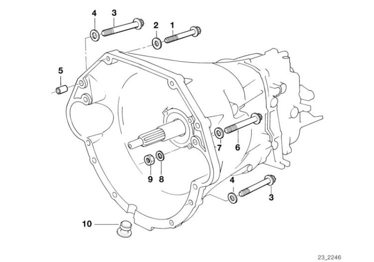 Gearbox mounting ->47328231174