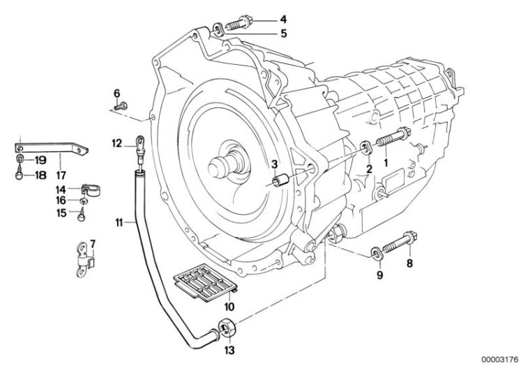 Transmission mounting parts ->47214230497