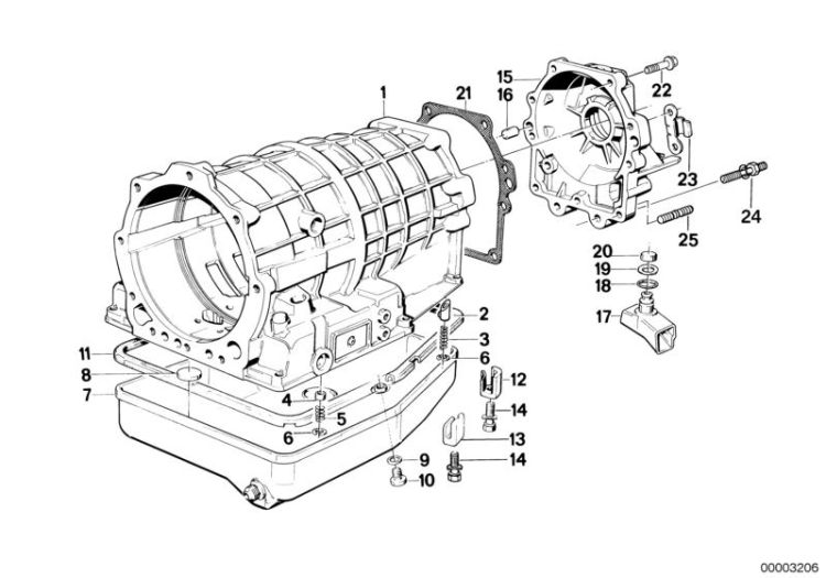 ZF 4HP22/24 Gehäuseteile/Ölwanne ->47177240366