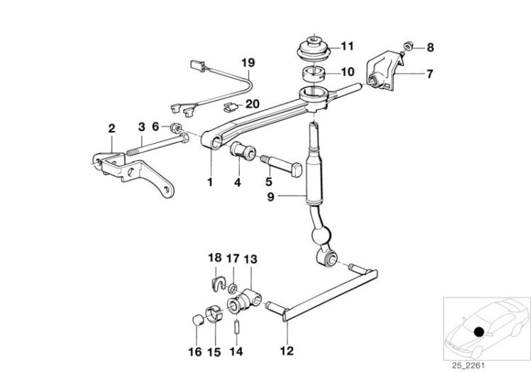 Gearshift, mechanical transmission ->47259250081