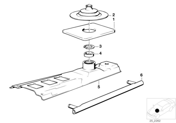 Gearshift, mechanical transmission ->47249250083