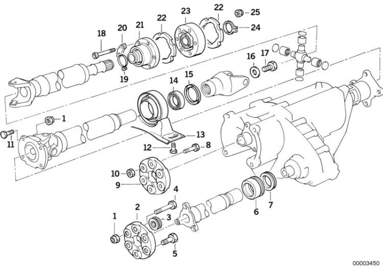 Drive shaft, single components, 4-wheel ->47249260009