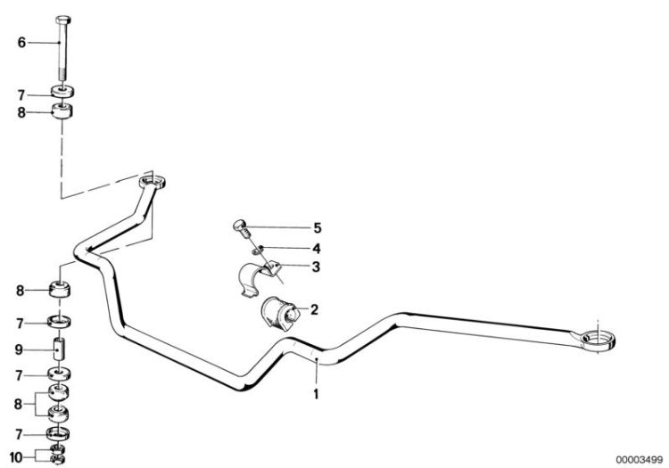 Stabilizer, front ->47151310028