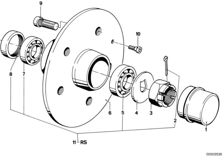 Wheel bearings ->47151310163