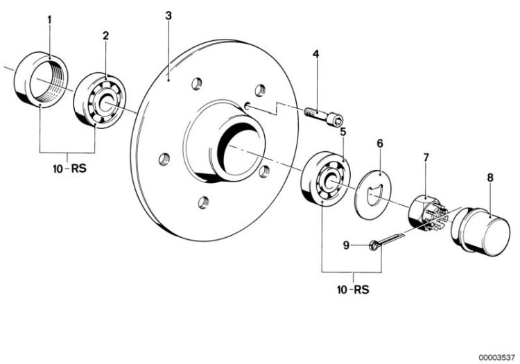 Wheel bearings ->47162310163