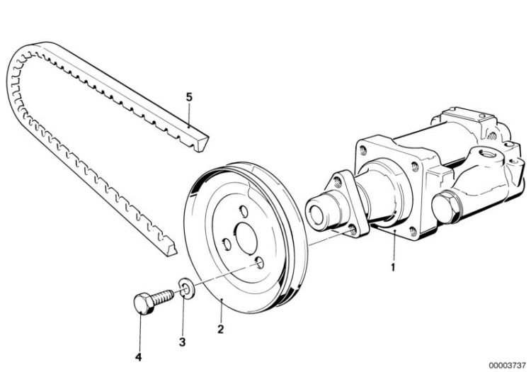 Hydro steering-vane pump/single parts ->