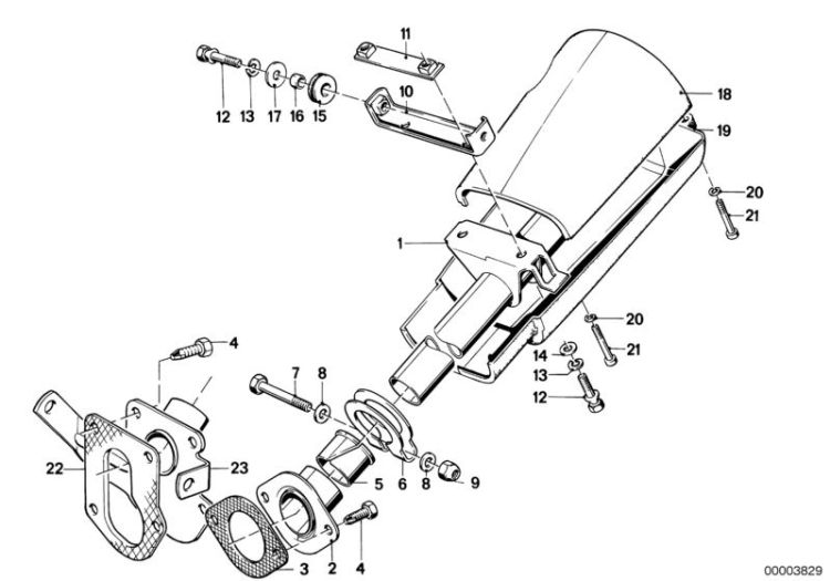 Steering column-tube/trim panel ->47249320425