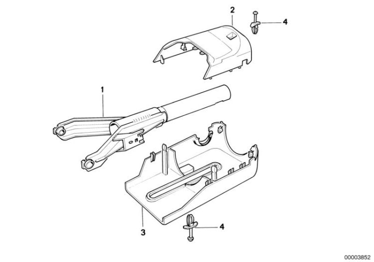 Lenksäule Mantelrohr/Verkleidung ->47338321924