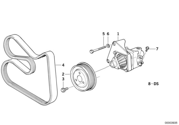 Power steering pump ->47368114882