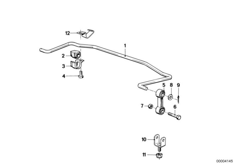 Stabilizer, rear ->47222330276