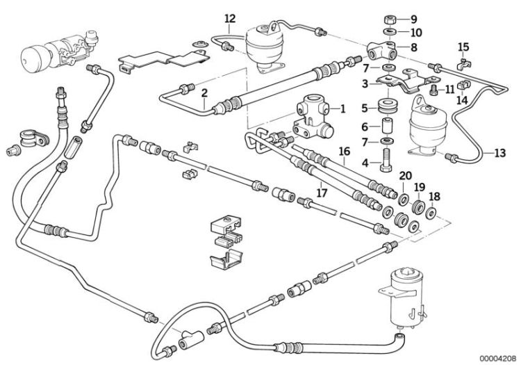 Rubber buffer, Number 14 in the illustration