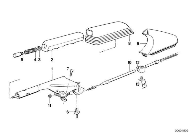 Parking brake/control ->47249340344