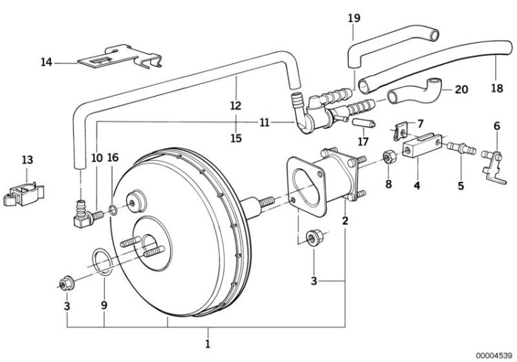 Power brake unit depression ->47378114826