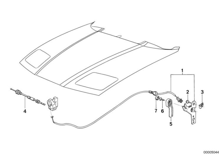 Engine hood mechanism ->47327410088