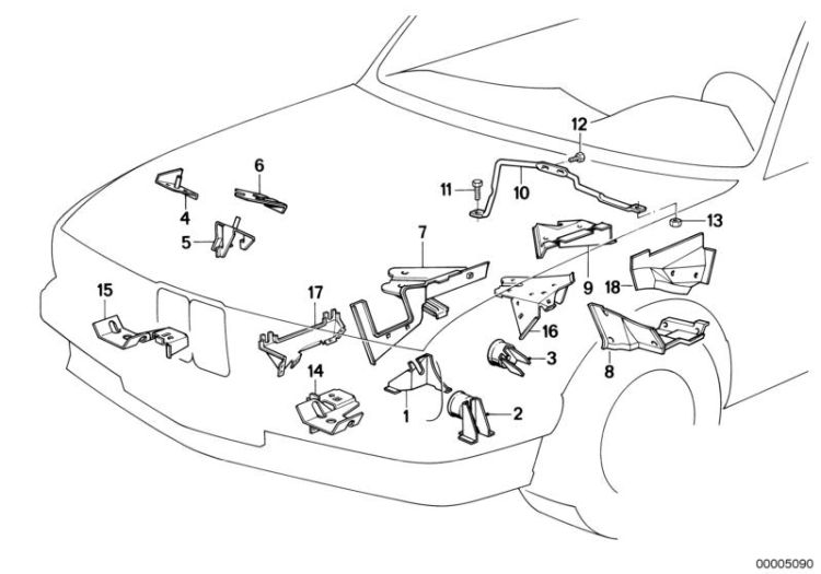 Front body bracket ->47249410148