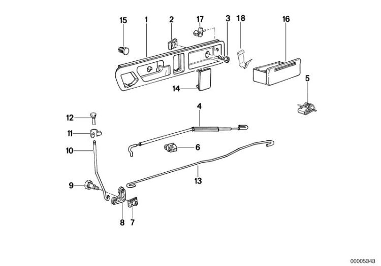 Locking system, door, rear ->47367410739