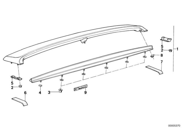 Rear spoiler M-technik ->47249410914