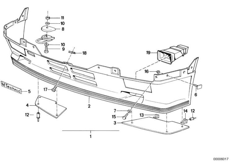 Front spoiler M technic ->47249510575