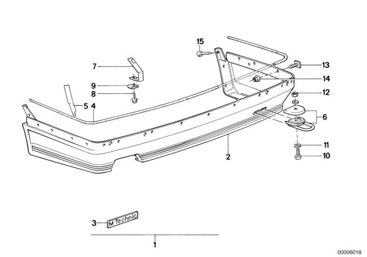 Rear apron M technic ->47249510579