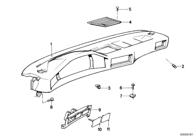 Verkleidung Instrumententafel ->47179620091