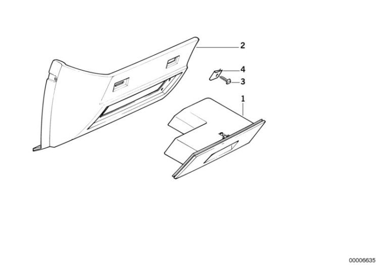 Handschuhkasten Fahrerseite ->47368512080