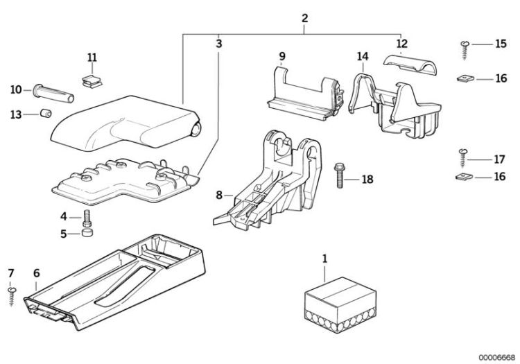 Armrest front ->47151410495