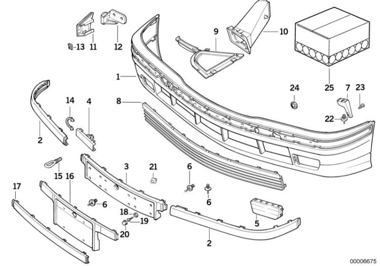 Trim panel, front ->47151120082