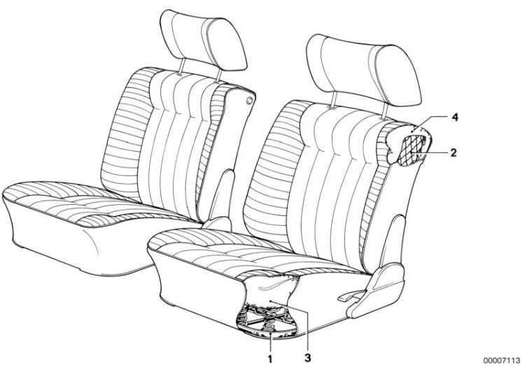 Spring frame seat front ->47249521338