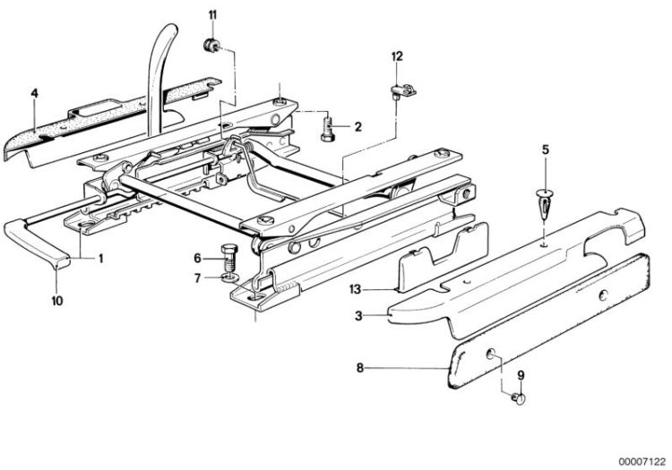 Front seat-vertical seat adjuster ->47177521402