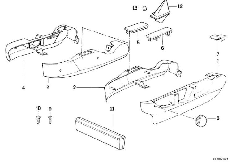 BMW sports seat coverings ->47177521510