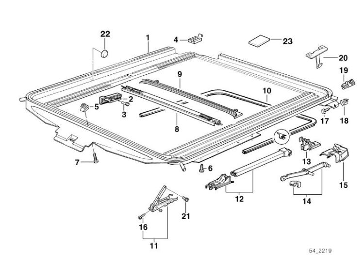 Vis torx avec disque, numéro 21 dans l'illustration